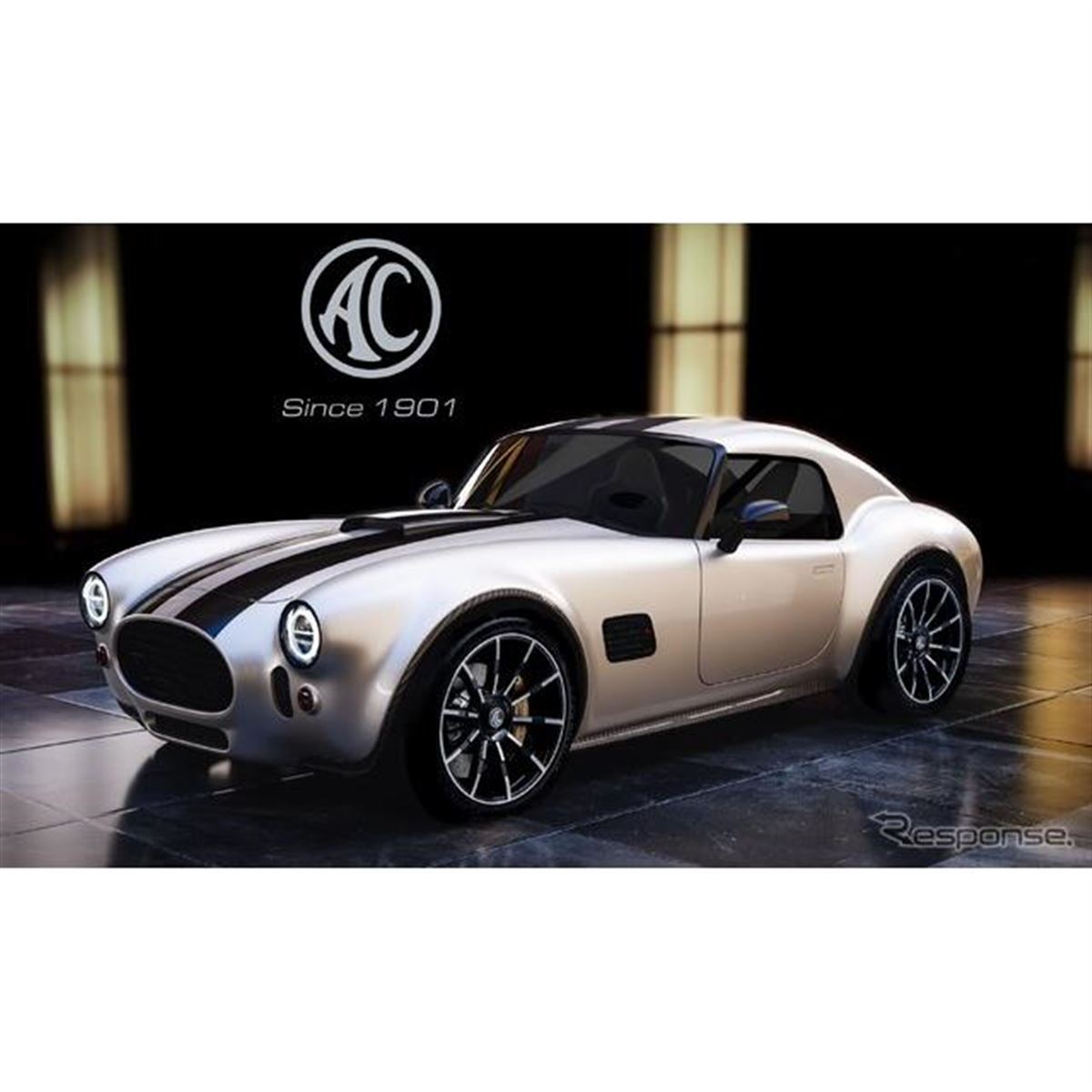 RCクラシックスポーツカー 黒/白　コブラ RCクラシックスポーツカー 黒/白 コブラ RCクラシックスポーツカー 黒