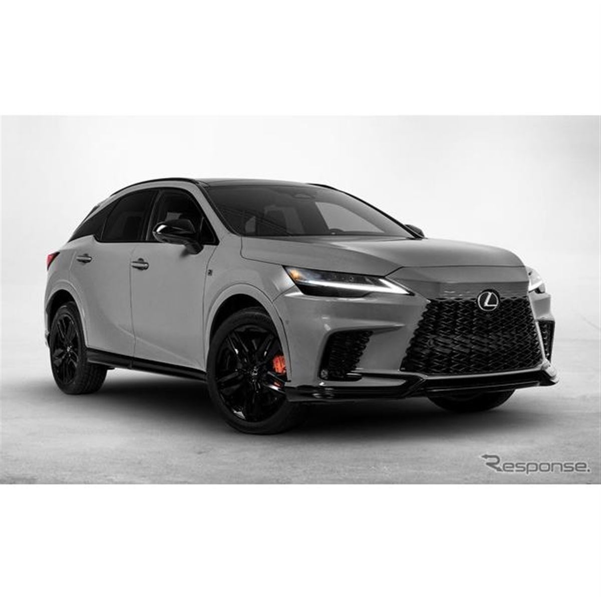 レクサス 新型 RX500h FSPORT 純正 マットブラック 21インチ レクサス RX、2025年モデルに「ブラックライン」、オレンジキャリパー