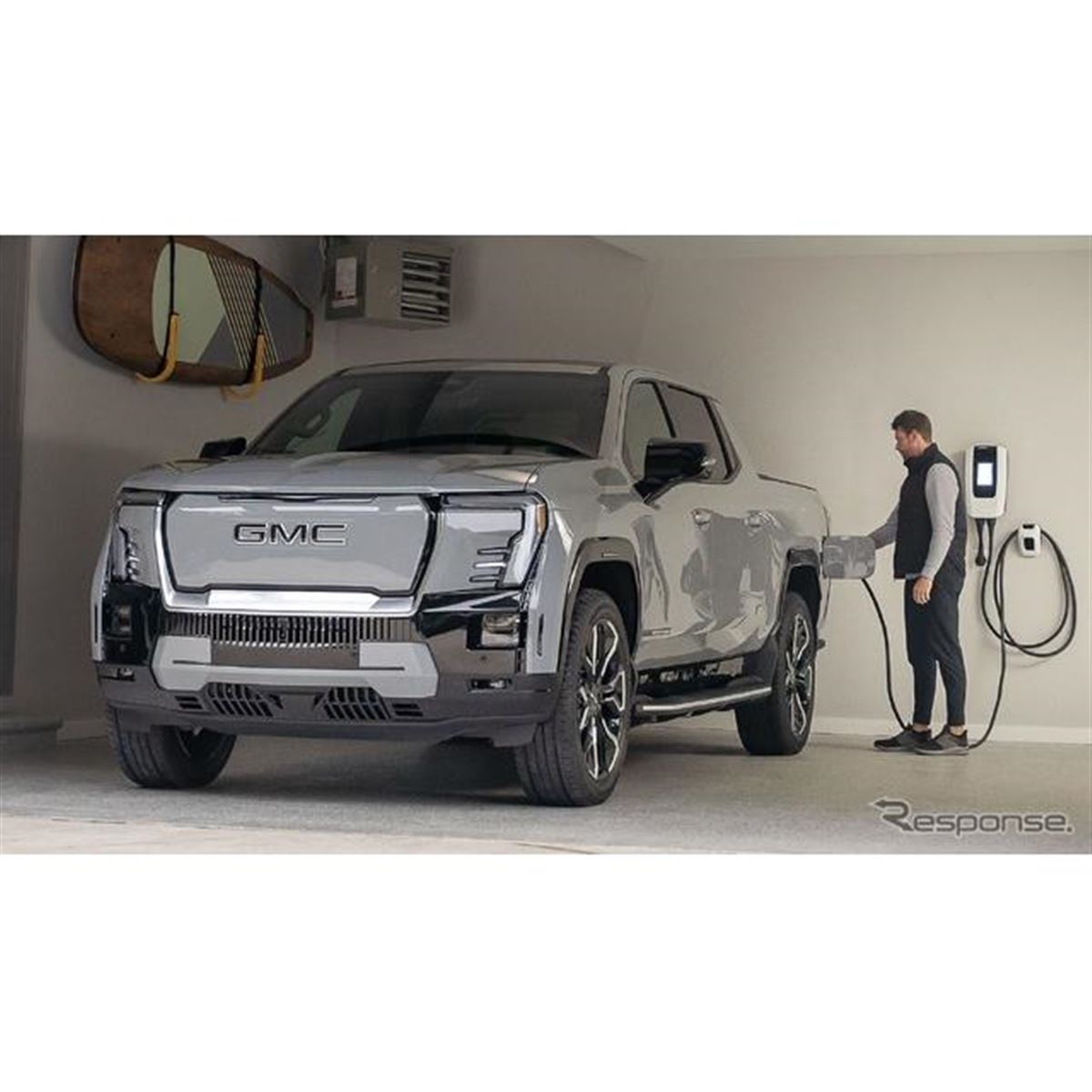 ハマーの兄弟車、新型電動ピックアップ『シエラEV』は牽引力「1
