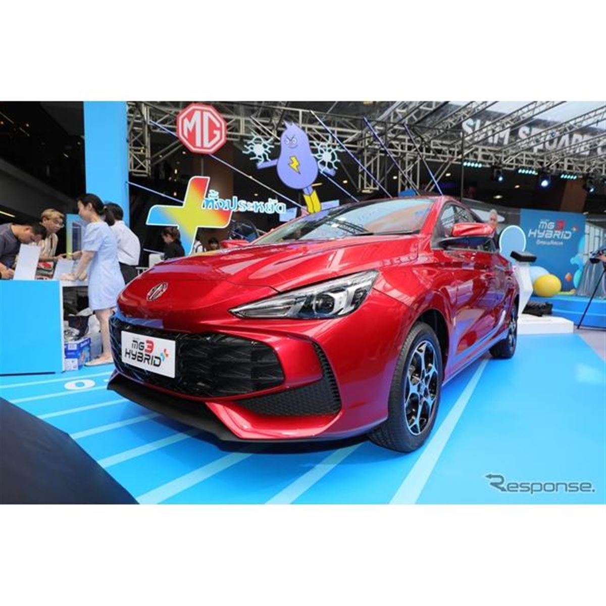 MGの新型ハイブリッド車「MG3 HYBRID+」発表、満タンで800km走れると