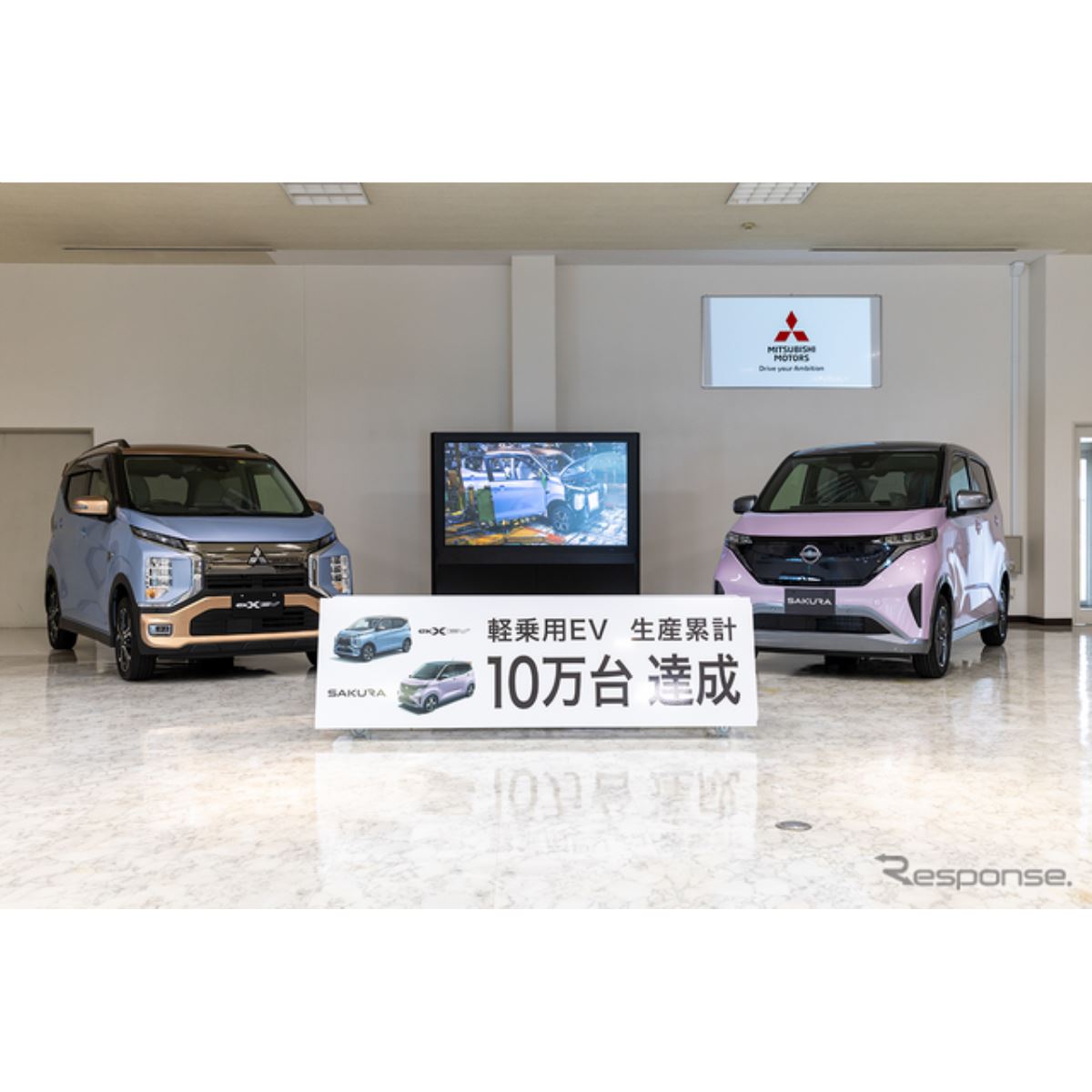 三菱と日産、軽EV生産10万台達成…生産開始から2年5か月 - 価格.com
