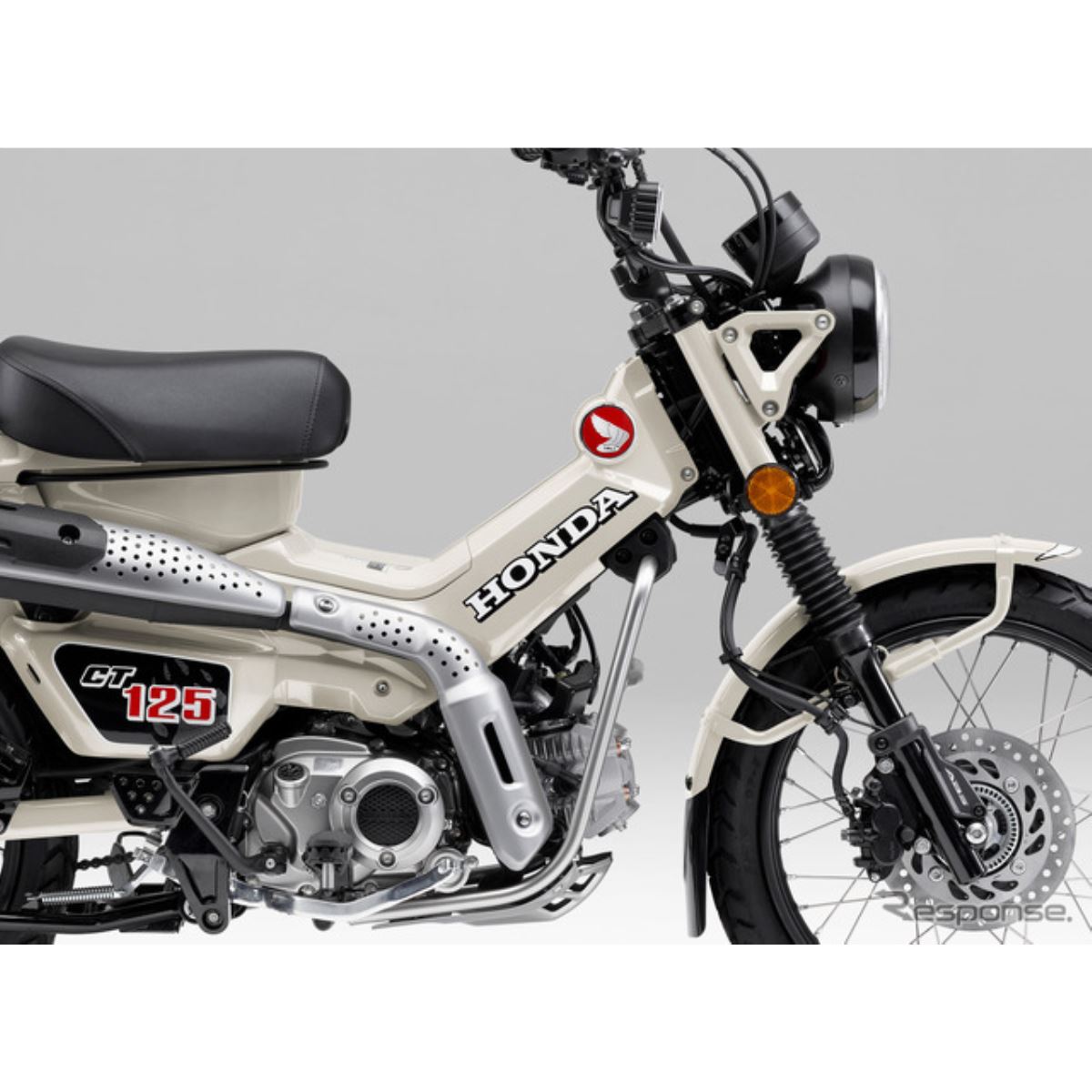 新色のホワイト欲しい」「50万近くするのか」新型ホンダ『ハンターカブ