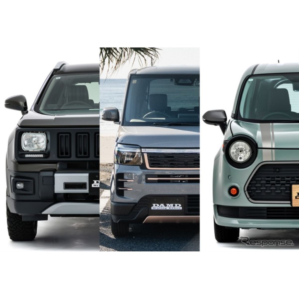 WR-V』『シエンタ』『N-BOX』が驚きのフェイスチェンジ！ ダムド、新作