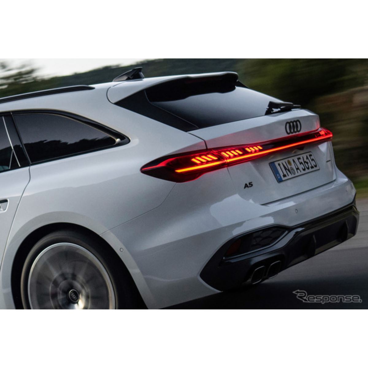 アウディ『A5』新型のテールライトに採用、第2世代デジタルOLED技術を