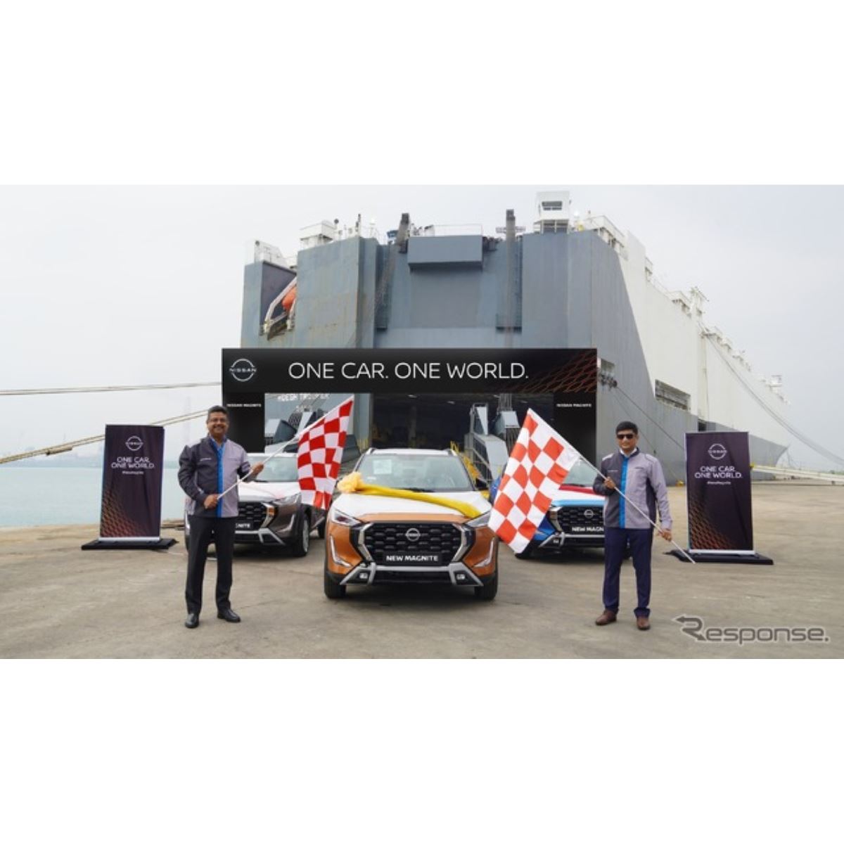 インドから世界へ」日産の小型SUV『マグナイト』、左ハンドル車の輸出
