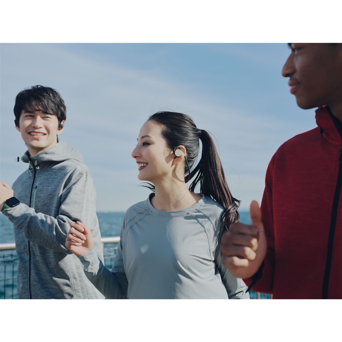 耳をふさがないワイヤレスイヤホン「nwm GO」を本日3月18日発売 - 価格.com