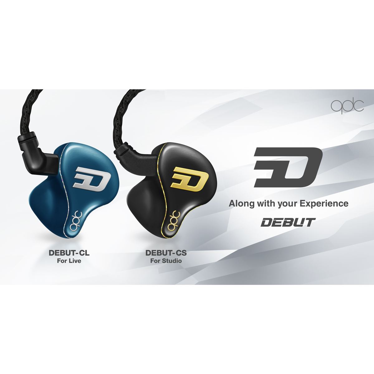 qdc、スタジオ向けとライブ向けを用意したカスタムIEM「DEBUT