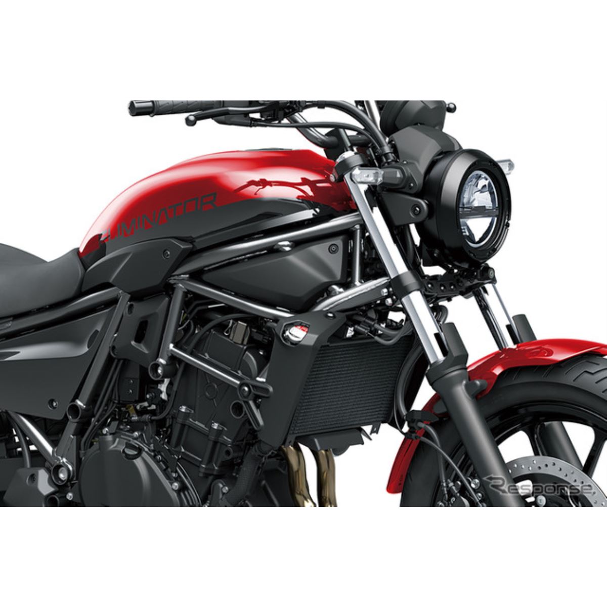 インペリアルレッド」際立つ！ カワサキ『エリミネーター PLAZA