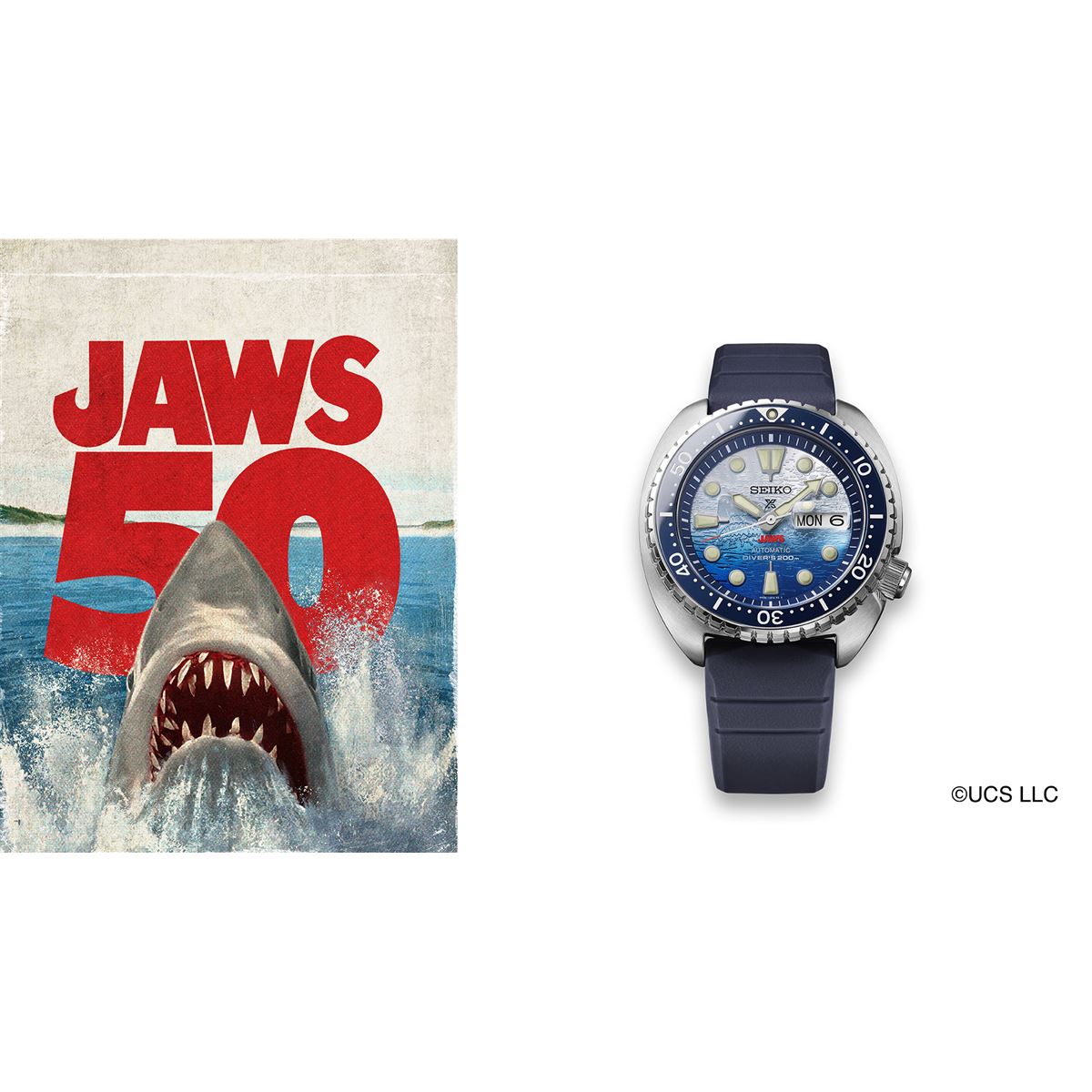 SEIKO　SBDY137　JAWS50周年　限定 Seiko Prospex Diver Scuba JAWS 50th Anniversary Limited