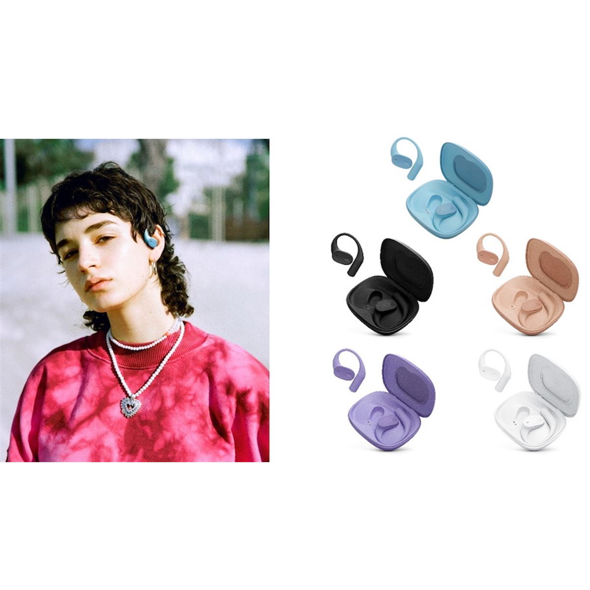 JBL Sense Lite（ブラック/美品） JBL Sense Lite | True Wireless Open-ear Headphones