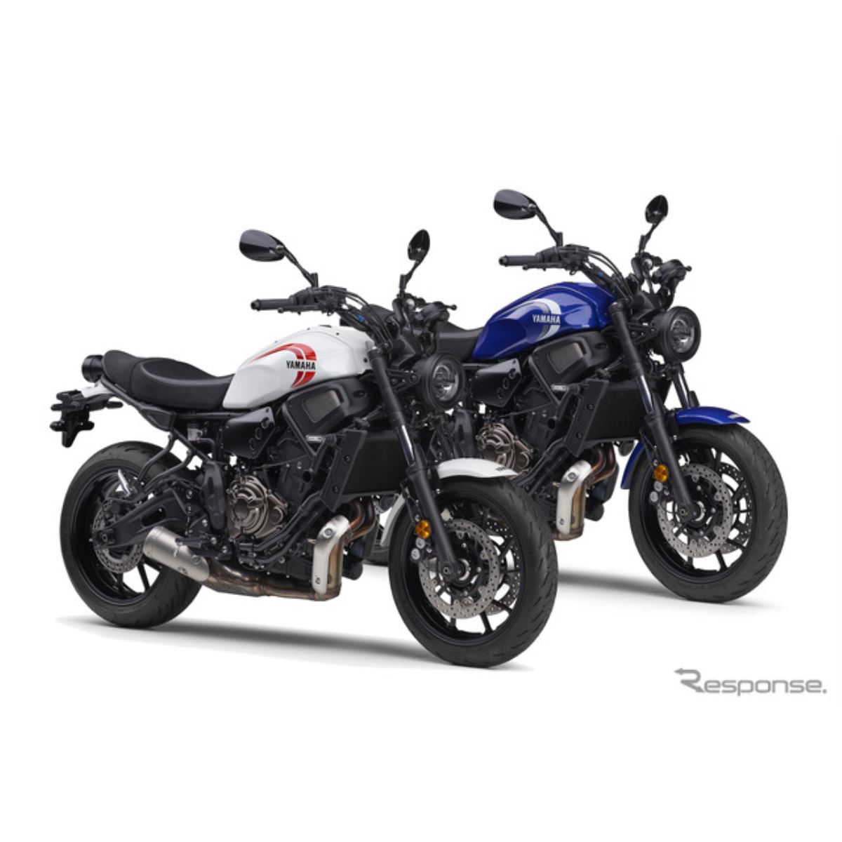 ヤマハのネオレトロ『XSR700』に新色登場！ 往年のマシン彷彿させる