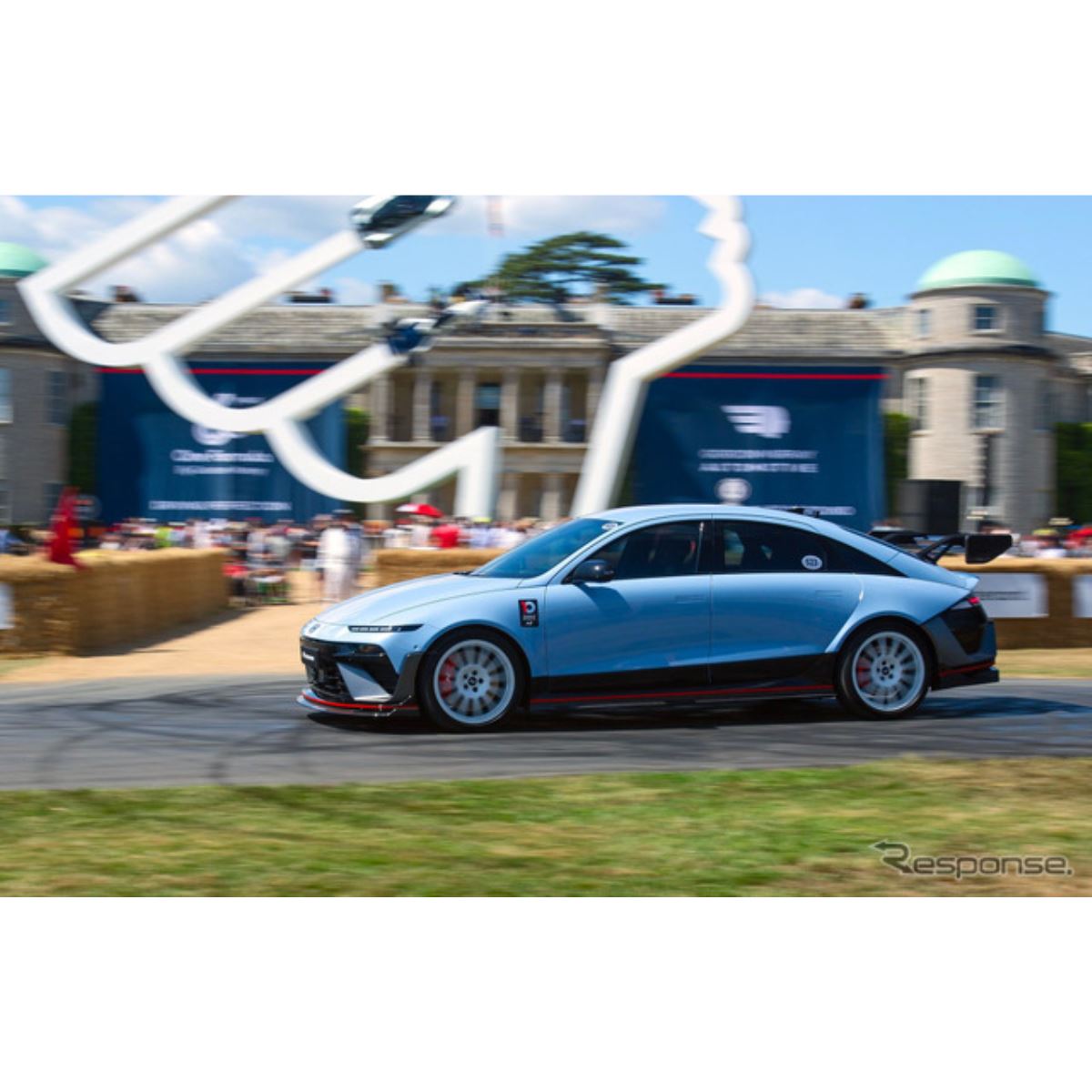 ヒョンデ、650馬力の高性能EV『アイオニック6 N』をグッドウッド2025で