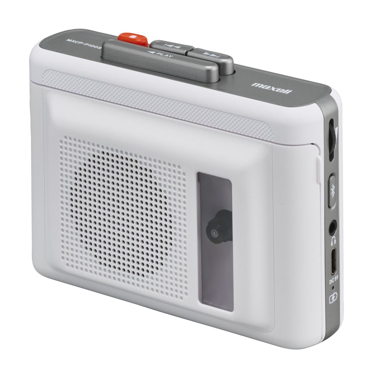 スピーカー付き充電式ポータブルカセットプレーヤー「MXCP-P100S