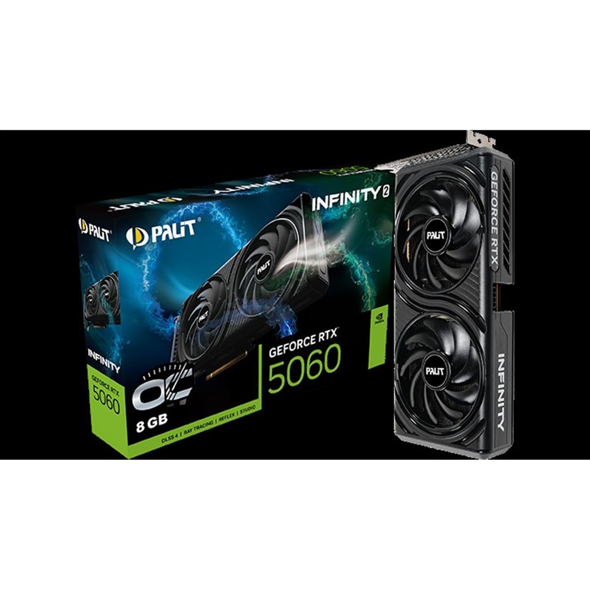 グラフィックボード・グラボ・ビデオカード PALIT GeForce RTX 5060 DUAL Palit、「GeForce RTX 5060」を搭載したOC仕様のビデオカード