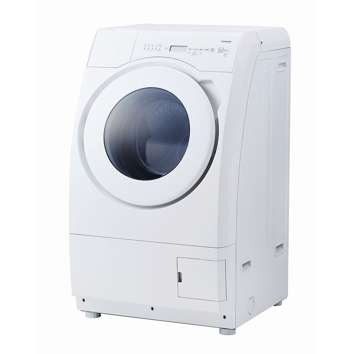 ドラム式洗濯機 ツインバード、温水に対応したドラム式洗濯機の洗濯9kg/乾燥4.5