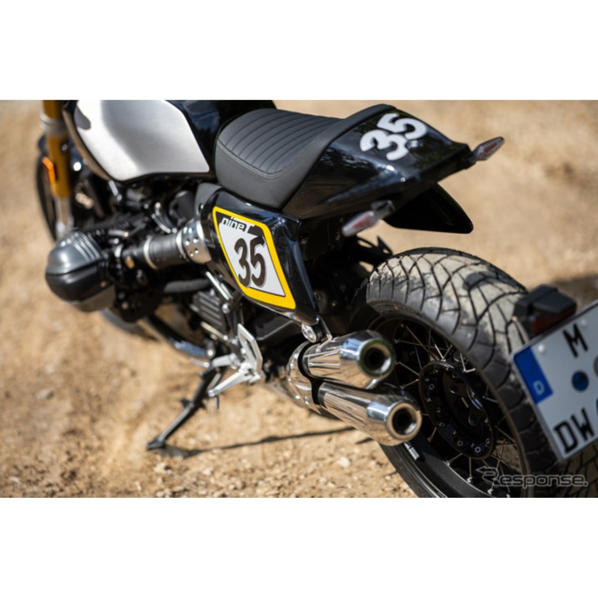 BMW『R 12 nineT』をフラットトラック風にカスタム…純正アクセサリー