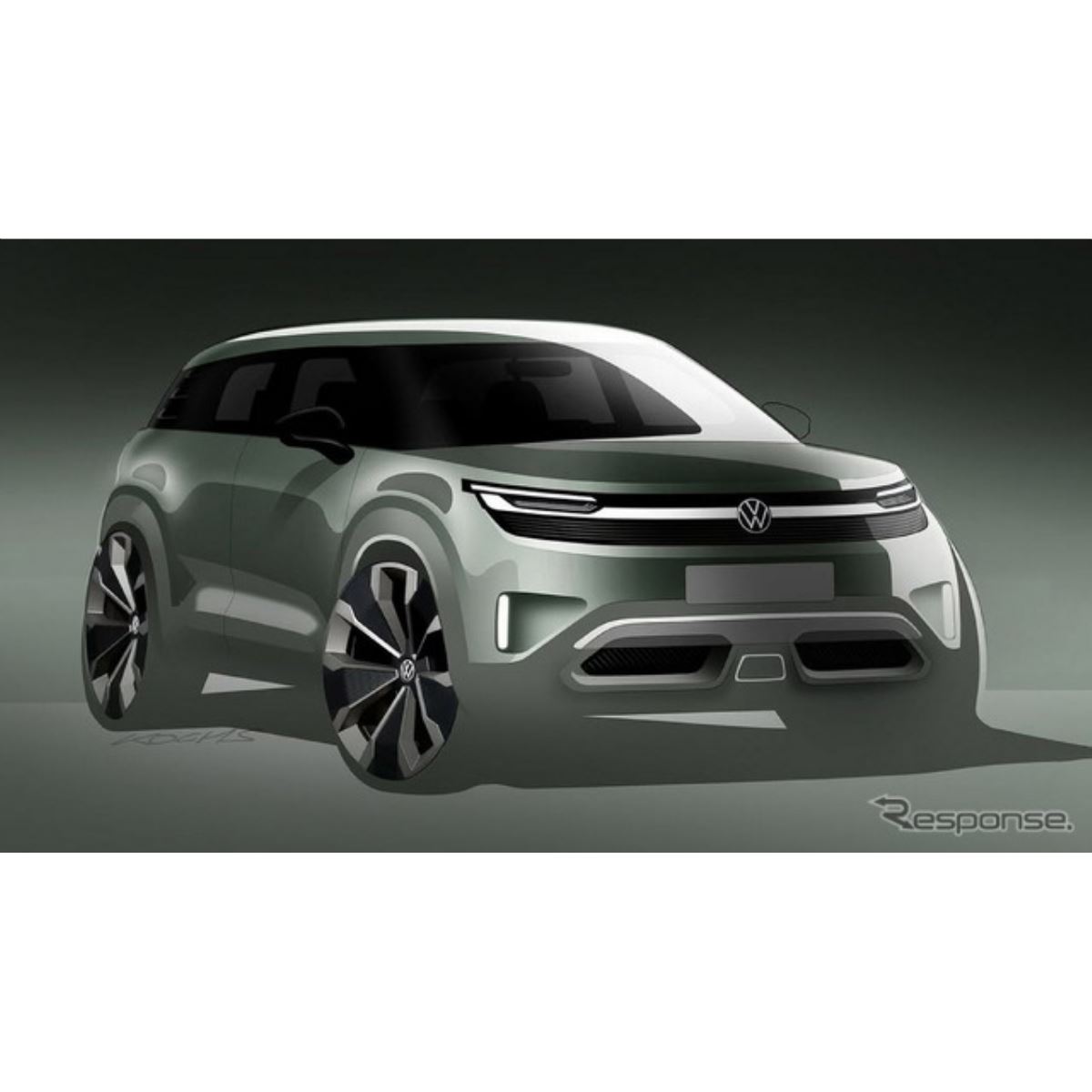 VW、次世代コンパクト電動SUVを予告…IAAモビリティ2025で発表へ - 価格.com