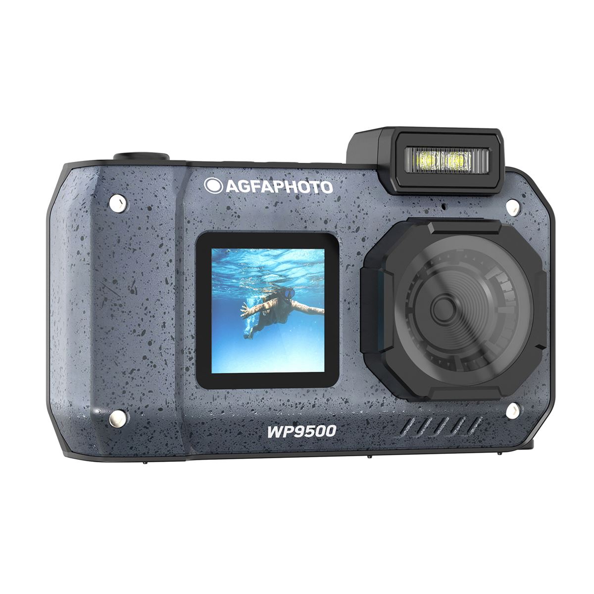 防水防塵・自撮り可能デジタルカメラ AGFA、IP68対応＆両面液晶で水中撮影も自撮りも簡単操作の