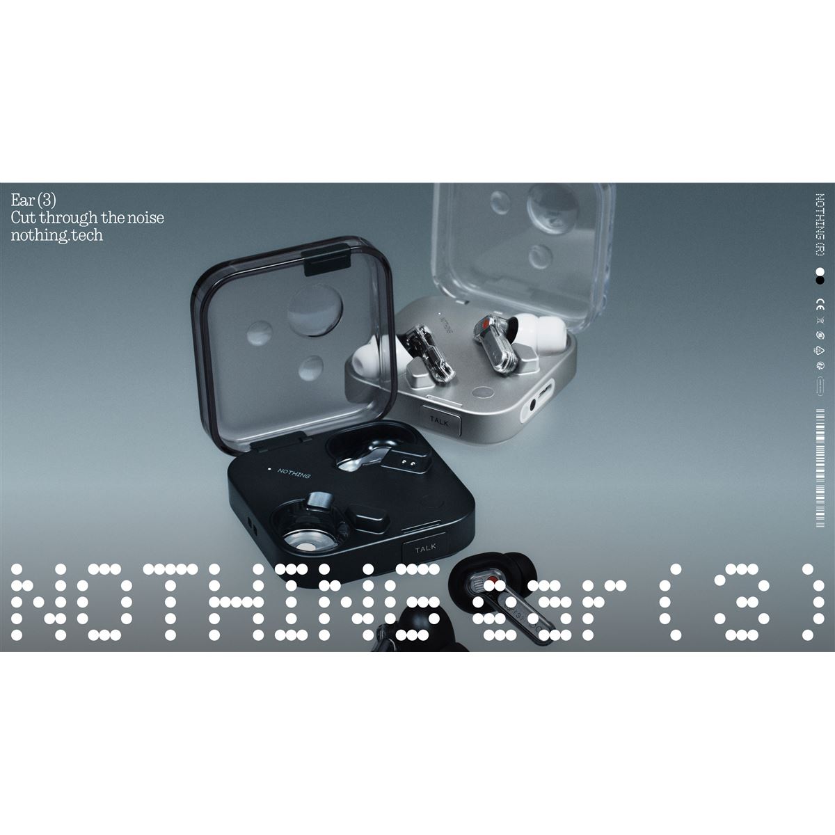 Nothing、最大95dBまで雑音をカットするシースルーデザインの