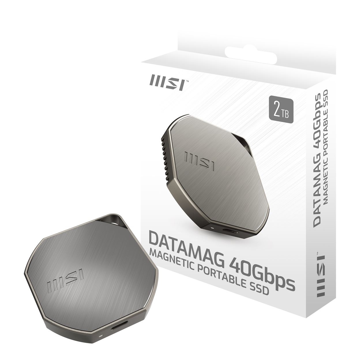 MSI、最大リード4000MB/sのポータブルSSD「DATAMAG 40Gbps」 - 価格.com