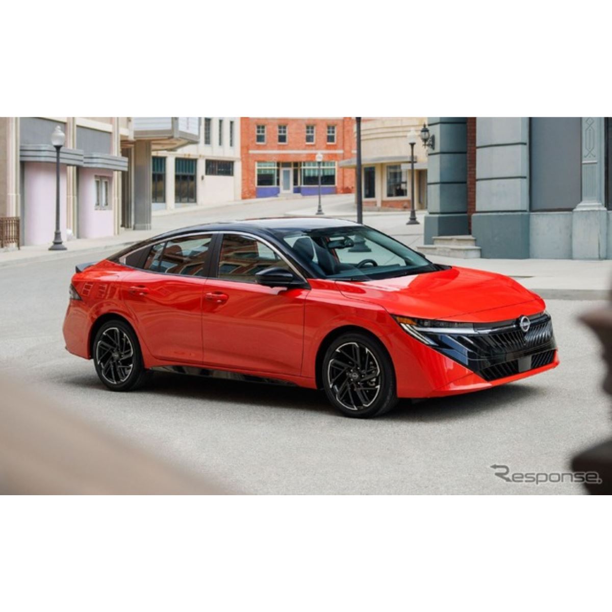 日産の新デザイン、『セントラ』新型を米国発表…「Vモーショングリル