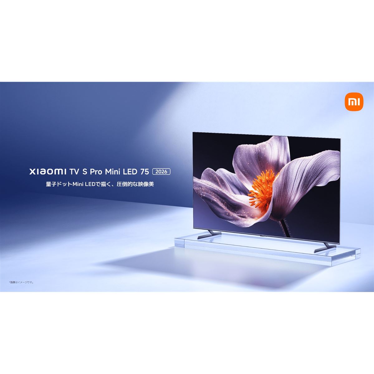Xiaomi Mini LED 液晶チューナーレステレビ あらゆるシーンを、圧倒的な美しさで」QD-Mini LED技術搭載