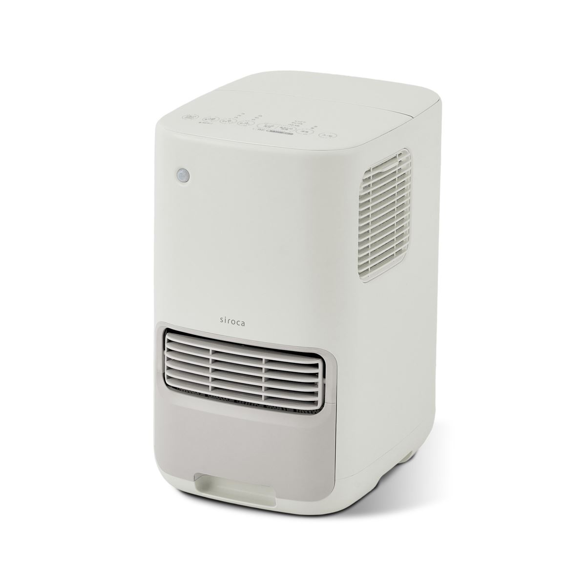 シロカ、A4スペースに設置できる加湿機能付きファンヒーター