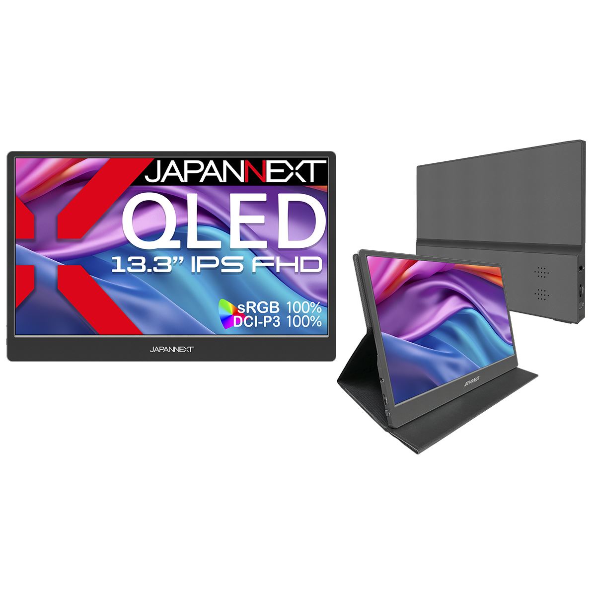 JAPANNEXT、約450gの13.3型フルHDモバイルディスプレイ「JN-MD