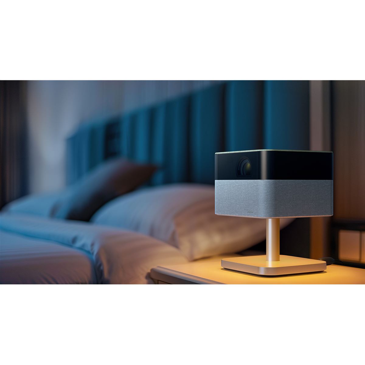 プロジェクター　本体　25000LM 1080P　グレー　寝室　映画　映像機器 プロジェクター 本体 家庭用 電動フォーカス 小型 4K対応 天井