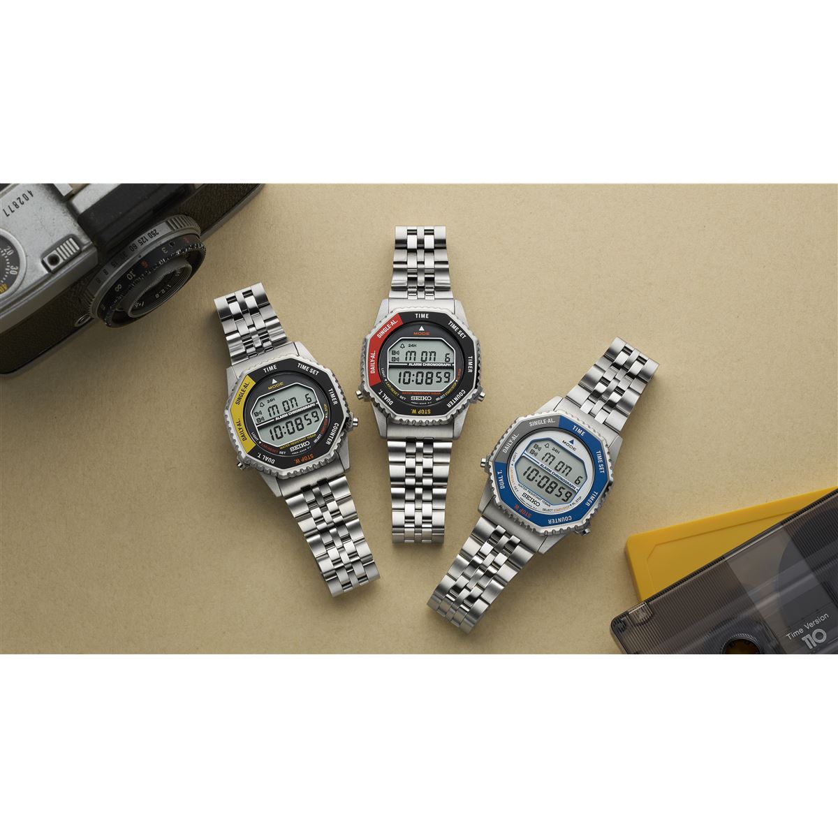 セイコー、80年代に親しまれたデジタルウォッチの復刻版など「S