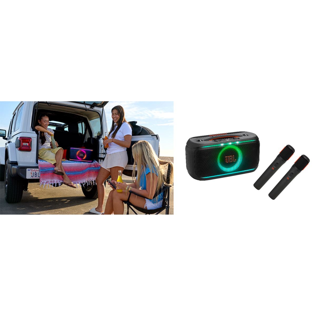 JBL、マイク付属でカラオケも楽しめるパーティースピーカー「PartyBox