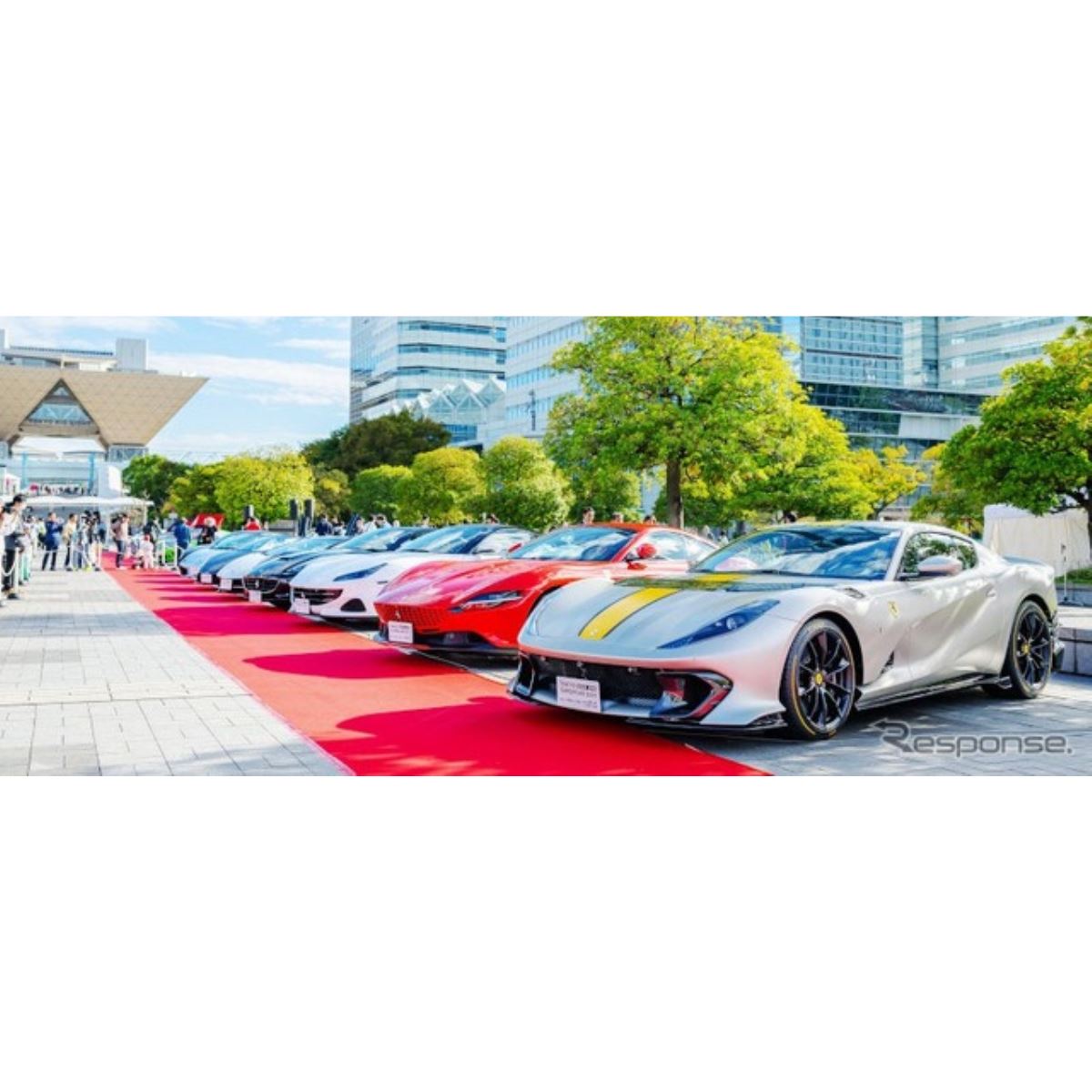 スーパーカーショースーパーカー展示場フェラーリ　ランボルギーニ他　生写真107枚 国際展示場駅〜ビッグサイトの無料ゾーンをスーパーカー占拠 ジャパン