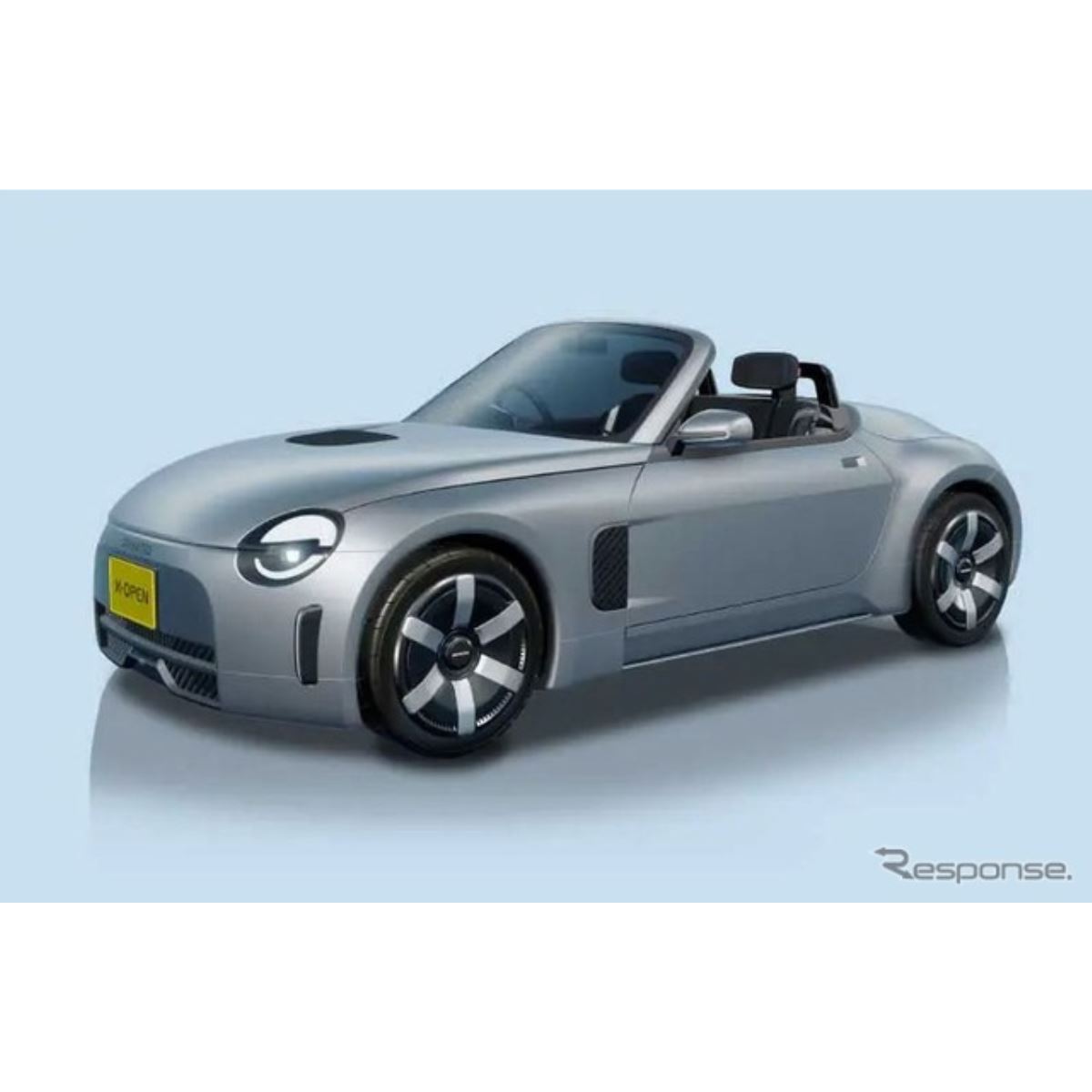 次期『コペン』はFR駆動に、ダイハツ「K-OPEN」初公開…ジャパン