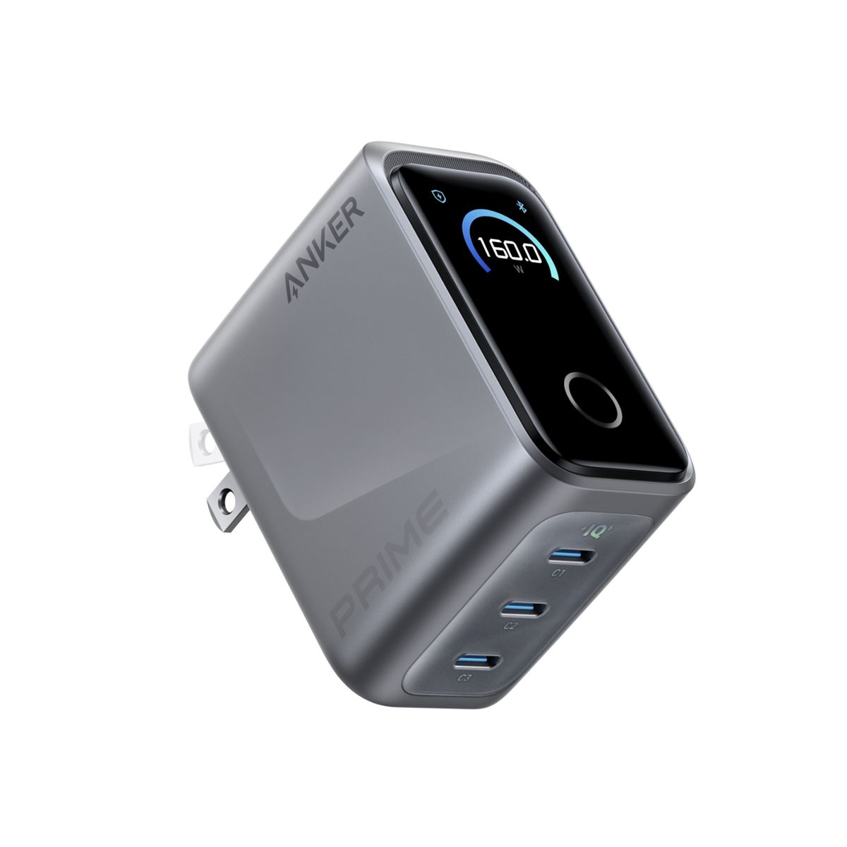 ANKER PRIME モバイルバッテリー グレー Anker、モバイルバッテリーやワイヤレス充電器のフラッグシップ「Anker