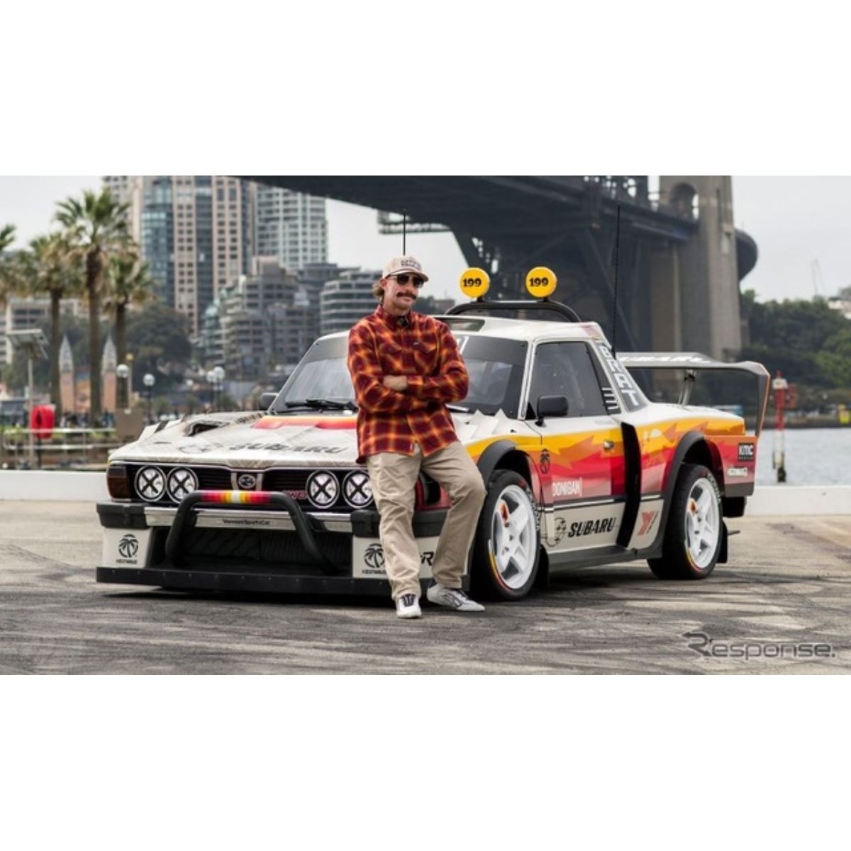 スバル『レオーネ』のピックアップ『ブラット』、670馬力のジムカーナ