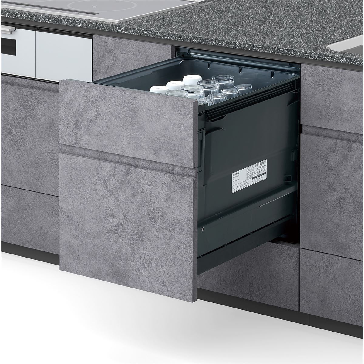 パナソニック、予洗い不要で最短約15分で洗浄するビルトイン食洗器「A1