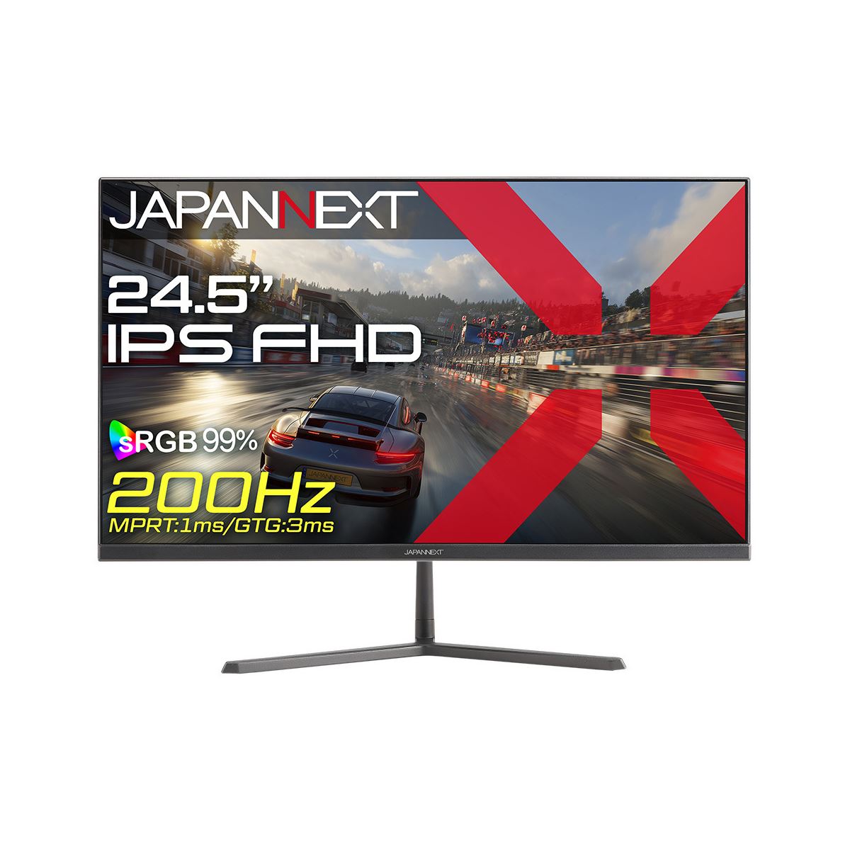 JAPANNEXT、15,780円で200Hz対応の24.5型フルHDゲーミングモニター「JN