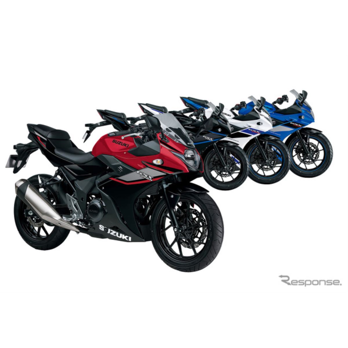 スズキの人気スポーツバイク『GSX250R』がカラー変更、“赤メタ”に注目