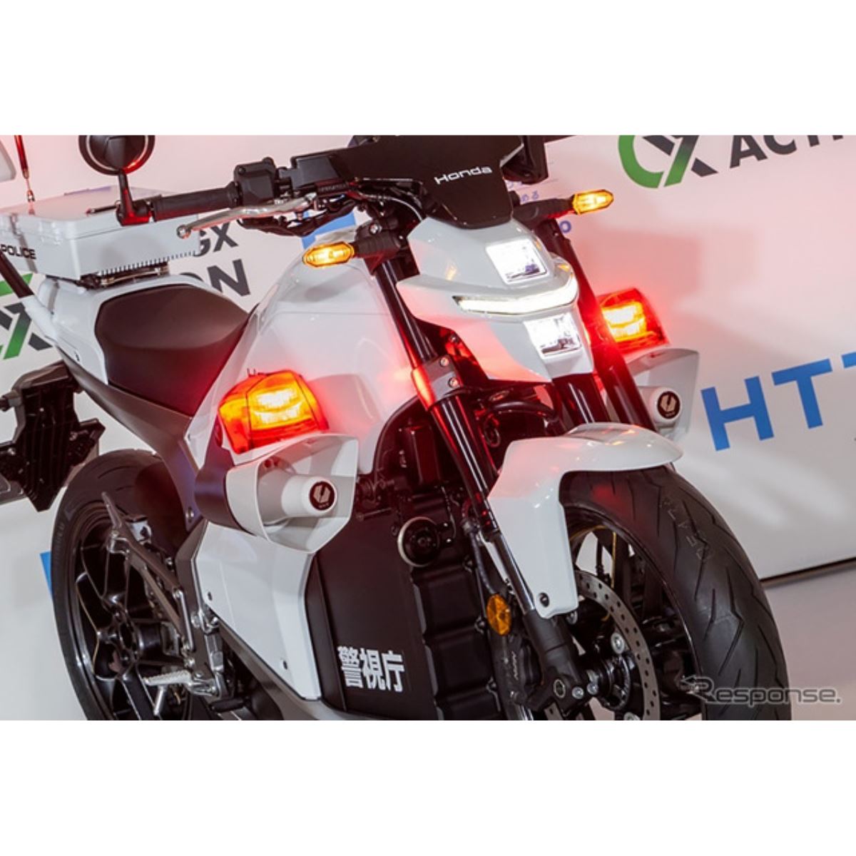 EV白バイとかステルス過ぎて怖いw」ホンダ『WN7』が白バイに、箱根駅伝