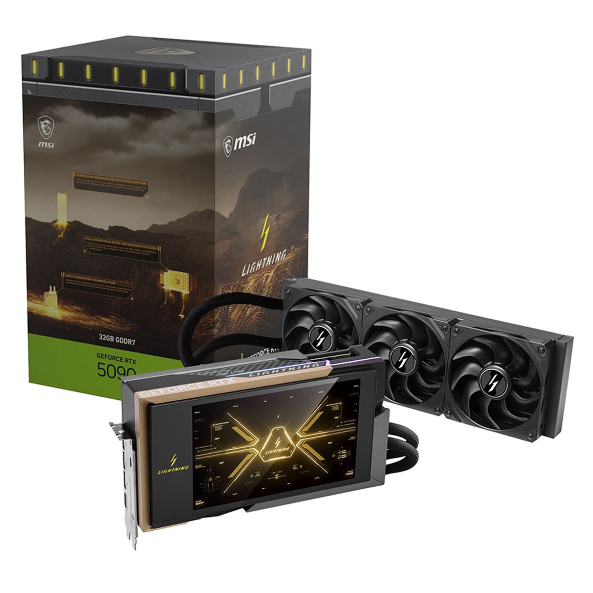 MSI、水冷クーラーを採用したビデオカード「GeForce RTX 5090 32G