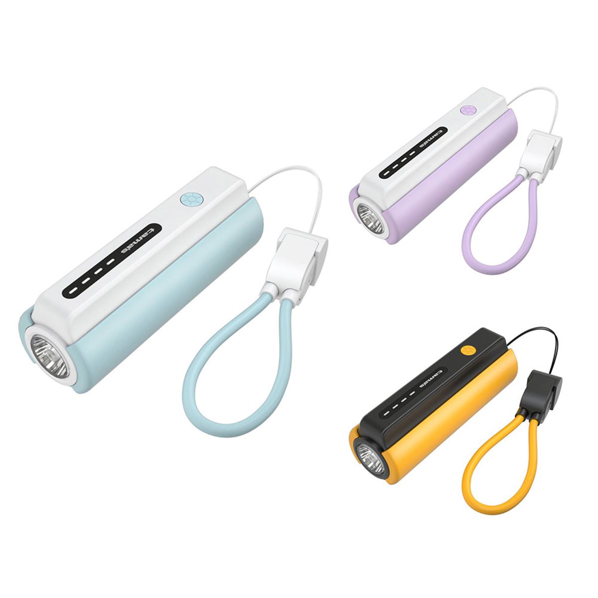 多摩電子工業、LEDライト搭載の5000mAhモバイルバッテリー「TL98C