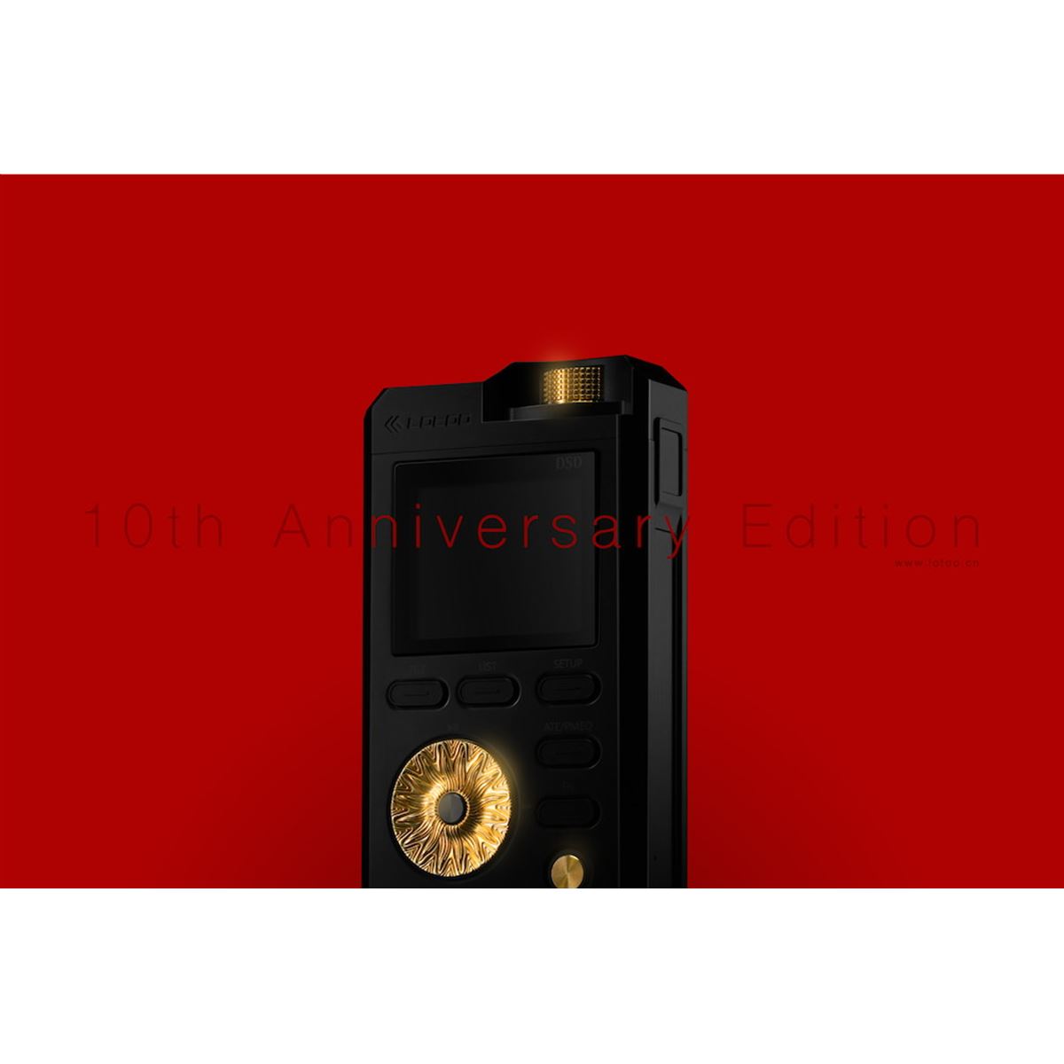 lotoo PAW-VE ハイレゾ・デジタル・レコーダー　（中古・完働品） Lotoo、ステンレス筐体を採用した10周年記念限定モデル「PAW Gold 10th