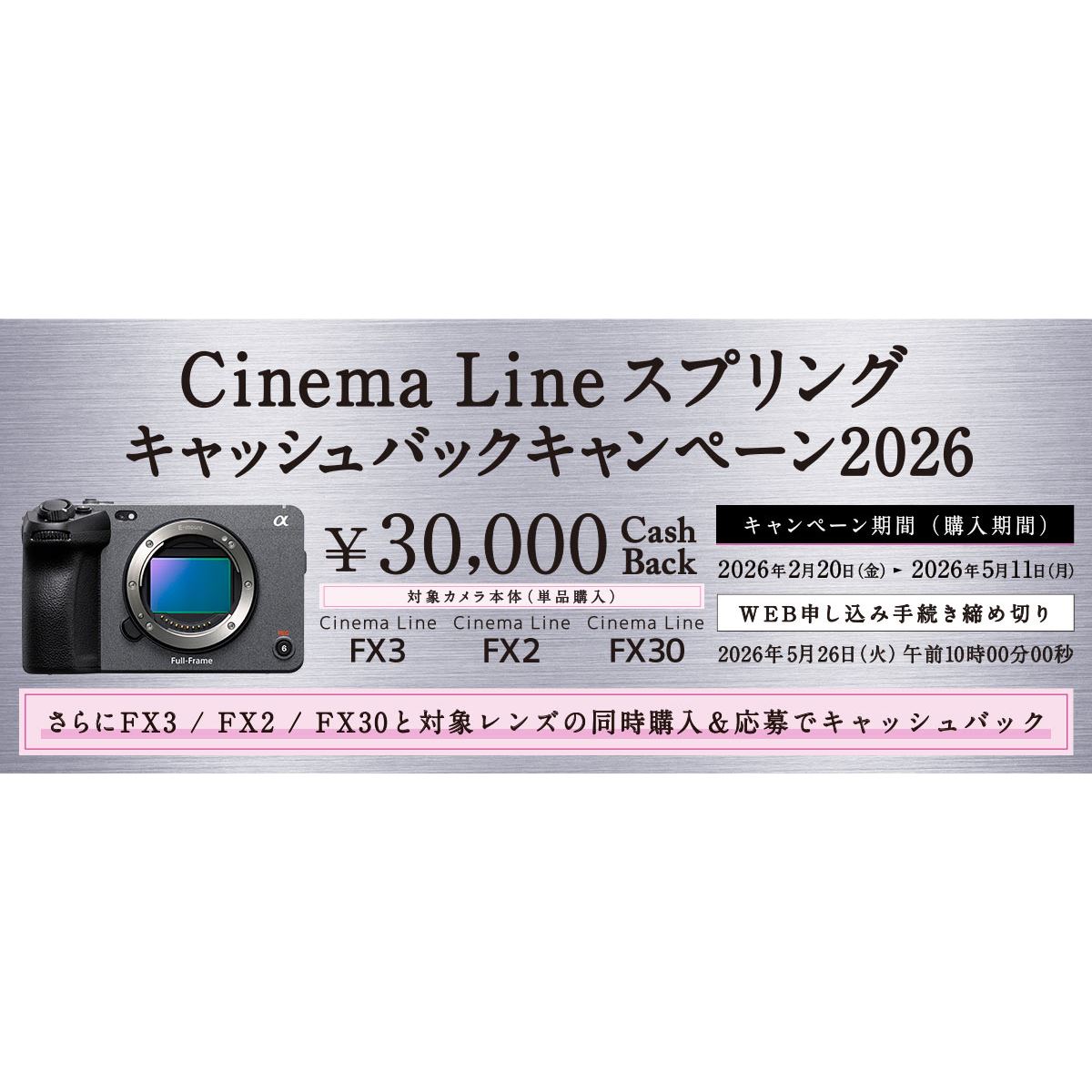 総額30万円】SONY FX30 Cinema Line / SDカード2枚他