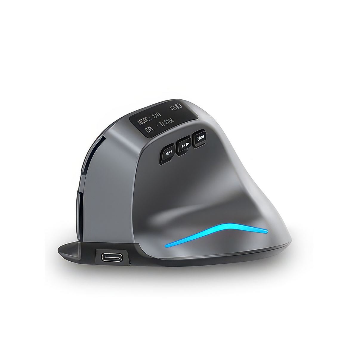 エアリア、握手する角度を再現した縦型ワイヤレスマウス「ErgoVerMouse