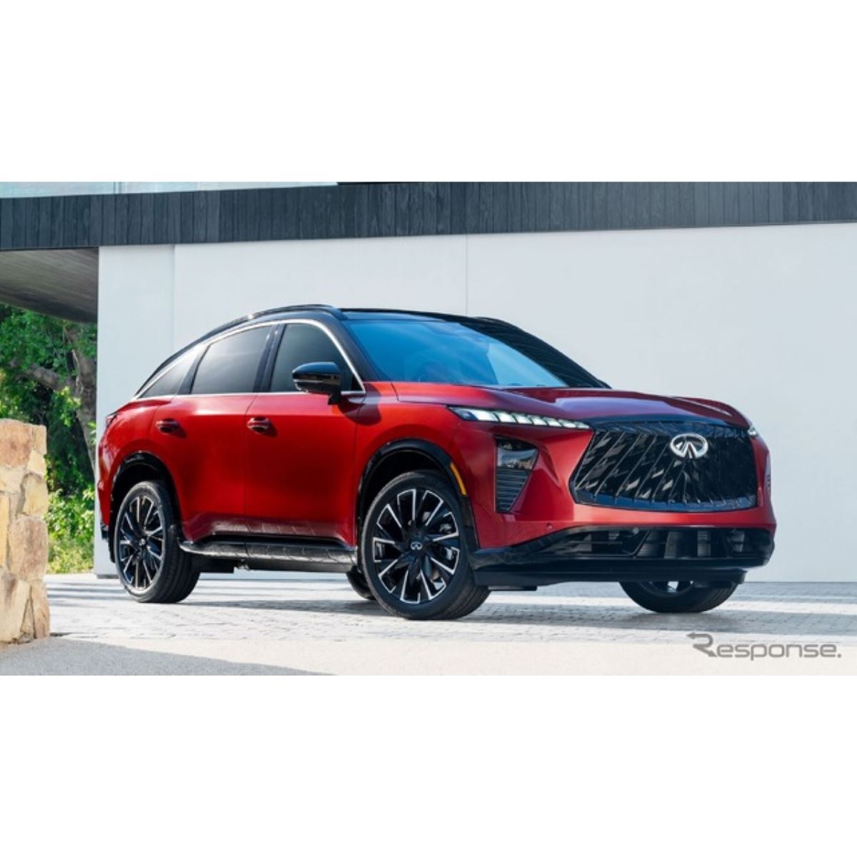 インフィニティ、新型SUVクーペ『QX65』発表…金箔入りサンファイア