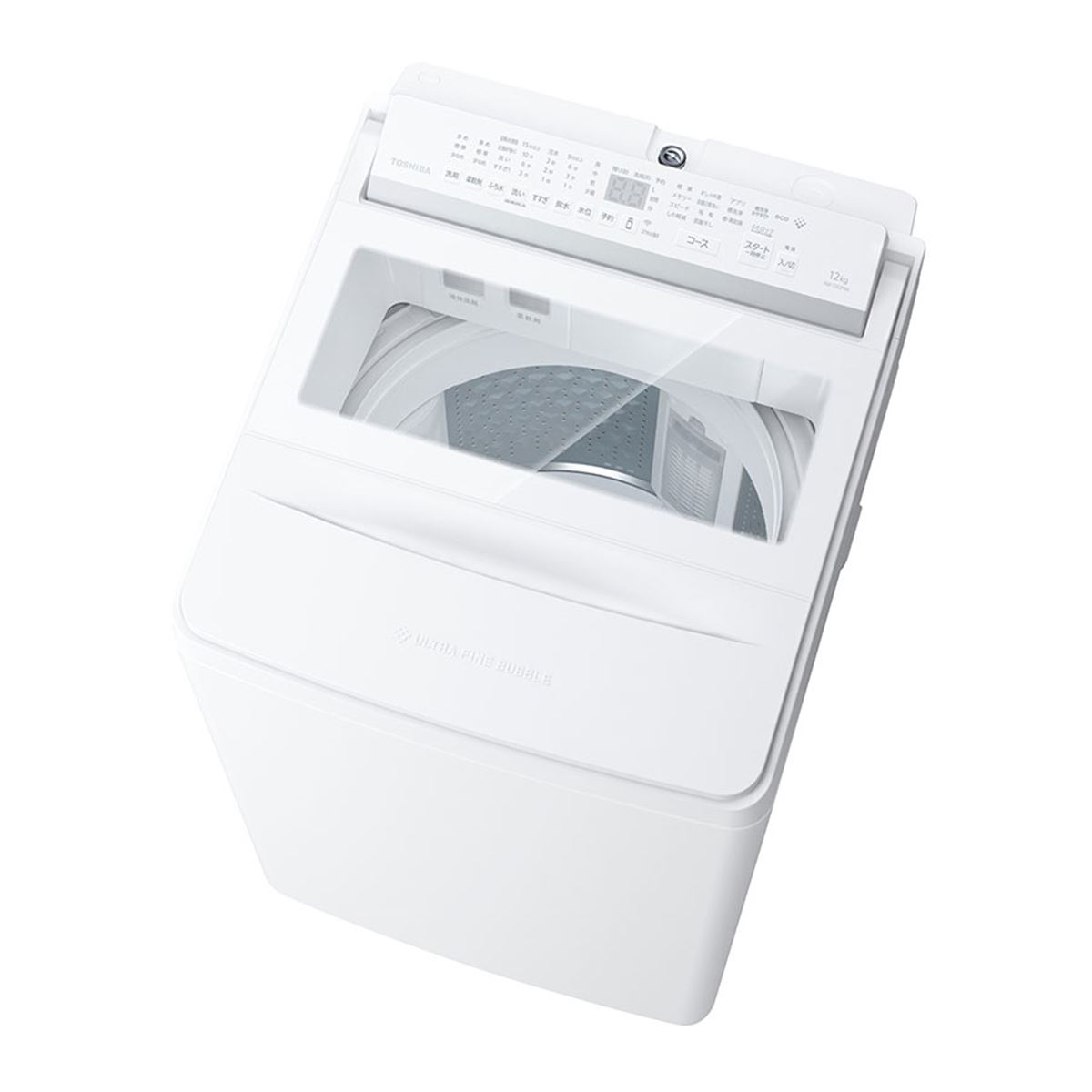 ID:G60374928　洗濯機　8K　東芝　１８年式　　※キズ有 東芝、「抗菌ウルトラファインバブル洗浄W」などを搭載した全自動洗濯