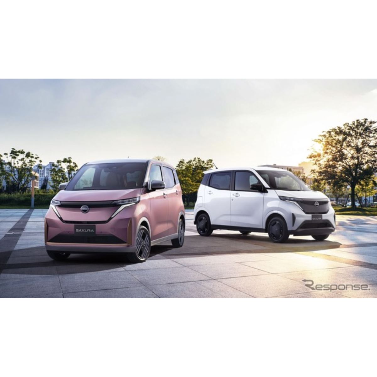 サクラ 日産の軽EV『サクラ』がマイナーチェンジ、新色「水面乃桜」追加し今夏