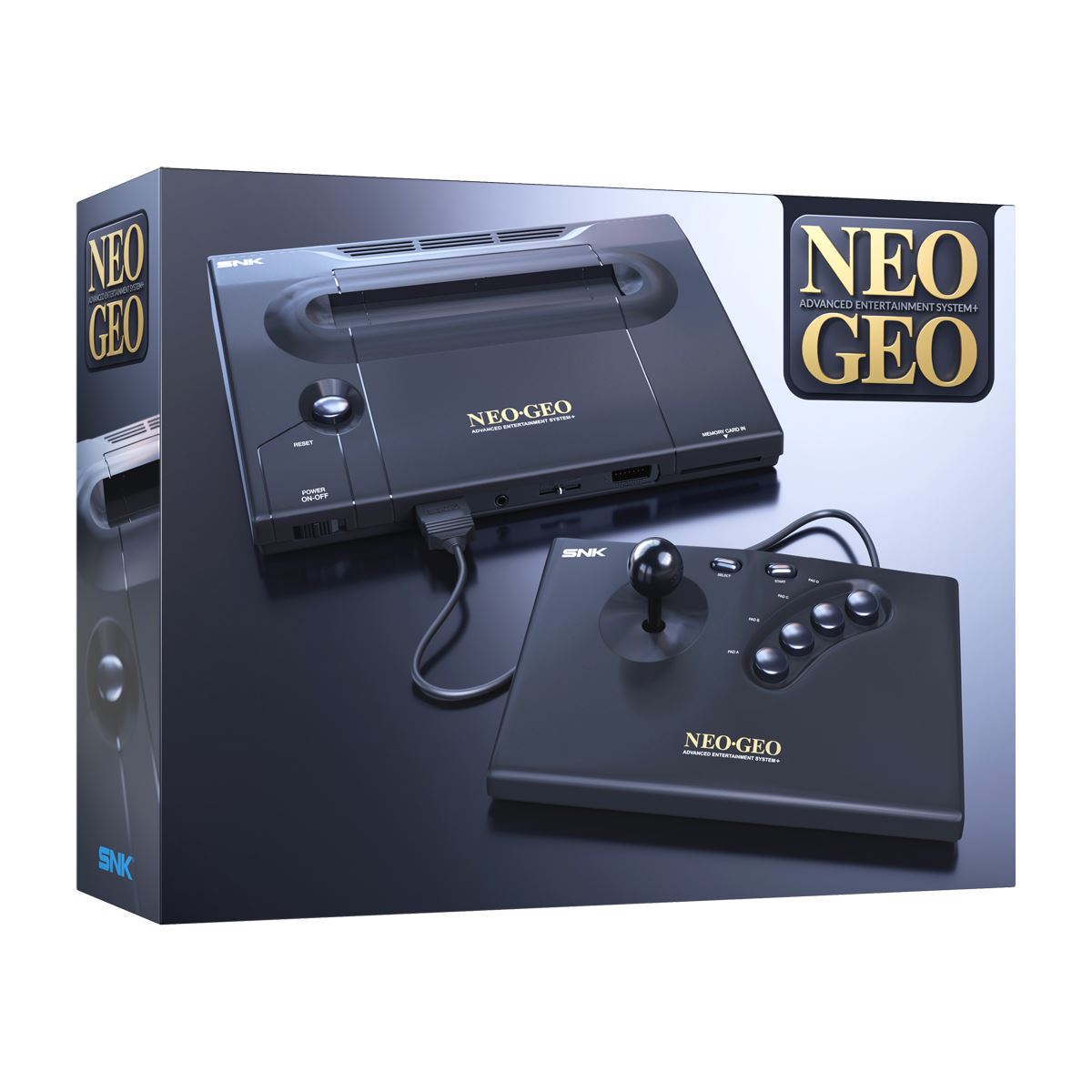 SNKとPLAION、35周年を記念したNEOGEO AES復刻モデル「NEOGEO AES+」を