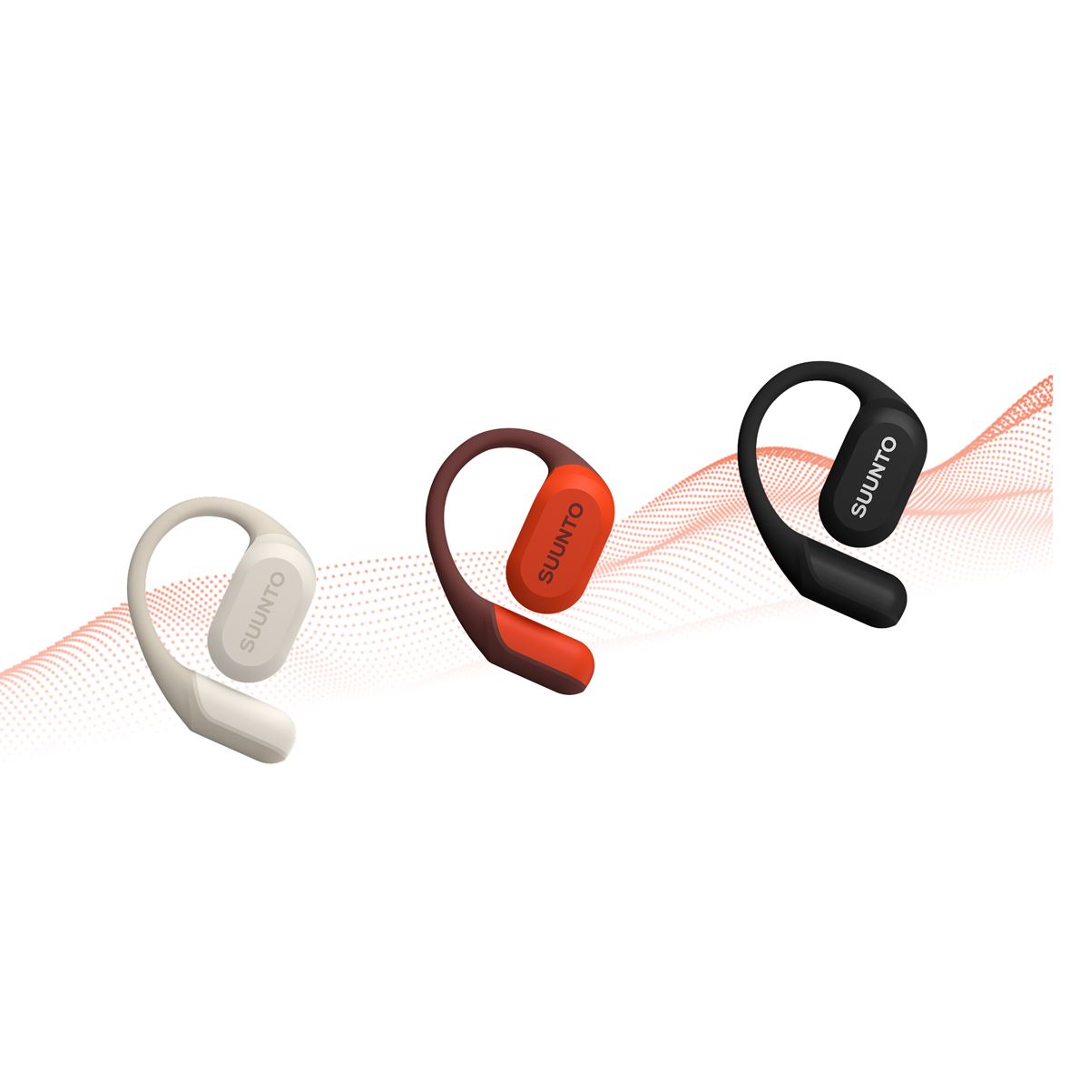 SUUNTO SPARK WHITE スント スパーク　オレンジ スント、マルチドライバー搭載のハイレゾ対応オープンイヤー型イヤホン