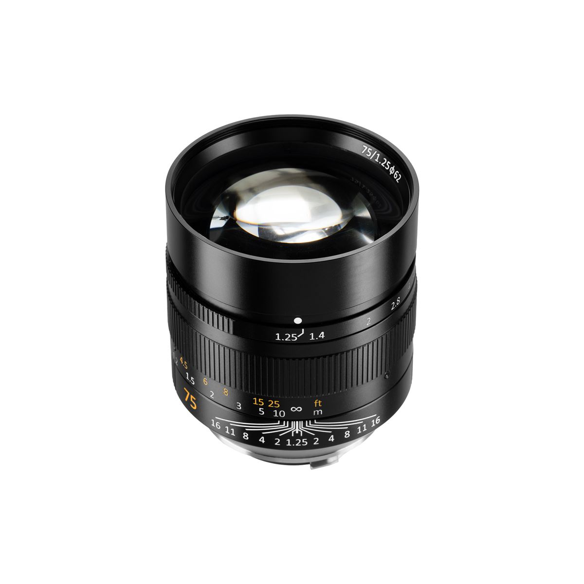 七工匠、開放F1.25の明るさを備えたライカMマウント用中望遠レンズ